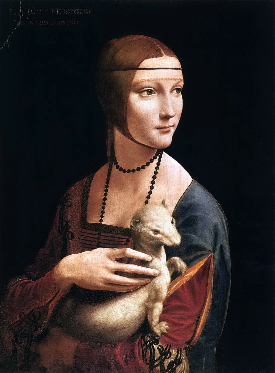 42-Dama con l'ermellino - Ritratto di Cecilia Gallerani-Czartoryski Museum, Cracow